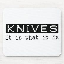 Knives It Is Mouse Mats