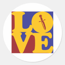 Knives Love Sticker