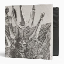 Knives, mask and mat from Upper Congo Binder