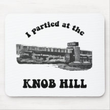Knob Hill Mousepad- Dark Lettering On Light Backgr