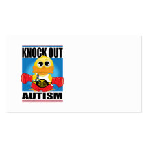 Knock Out Autism Business Cards
