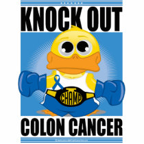 Knock Out Colon Cancer Photo Cutout