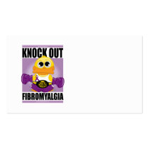 Knock Out Fibromyalgia Business Card Template