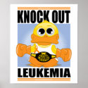 Knock Out Leukaemia posters