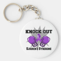 Knock Out Sjogren's Syndrome Keychains