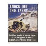 Knock Out This Enemy...VD! postcards
