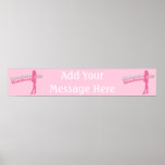 Knocked Up Knockout Baby Shower Mom-to-Be Banner Print