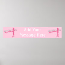 Knocked Up Knockout Baby Shower Mom-to-Be Banner Print