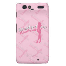 Knocked Up Knockout Baby Shower Mom-to-Be Droid RAZR Cover