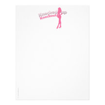 Knocked Up Knockout Baby Shower Mom-to-Be Personalized Letterhead