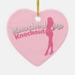 Knocked Up Knockout Baby Shower Mom-to-Be Ornament