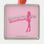 Knocked Up Knockout Baby Shower Mom-to-Be Ornaments