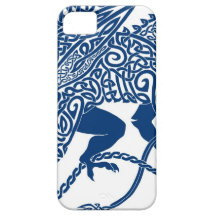 Knotwork Blue Dragon iPhone 5 Case