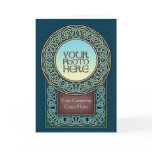 Knotwork Circle Photo Frame Greeting Card