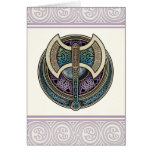 Knotwork Labrys Greeting Card