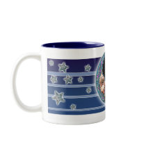 Knotwork Moon Face Mug