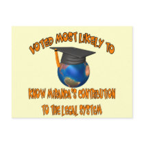Know The Legal System Post Card