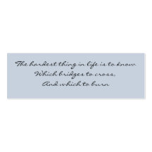 Know Which Bridge Business Card Templates