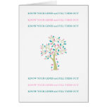 KNOW YOUR GENES & FILL THEM OUT! GREETING CARDS