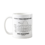 Know Your Percentages Do Statistics (Stats Humour) mugs