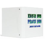 Knowing Jesus and praising him binders