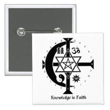 Knowledge is Faith Buttons