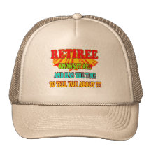 Knows It All Retiree Hats