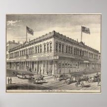 Knox block, San Jose Poster