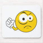Knuckle Sandwich  Smiley Face Mouse Mat