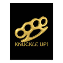 Knuckle Up Post Card