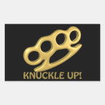 Knuckle Up Sticker