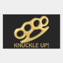 Knuckle Up Sticker