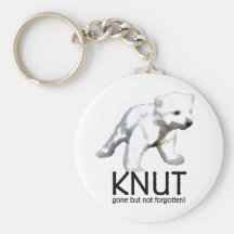 Knut Polar Bear Keychains