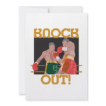 KO knock out boxing vector design Invitations