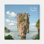 Ko Tapu island in Thailand Fridge Magnets