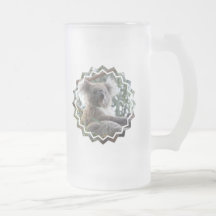 Koala Bear Facts Frosted Beer Mug