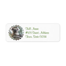 Koala Bear Facts Mailing Label
