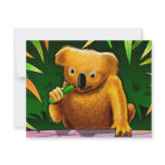 KOALA BEAR JUNGLE  BIRTHDAY PARTY INVITATION invitations