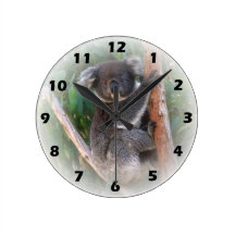 Koala Bear Wall Clock