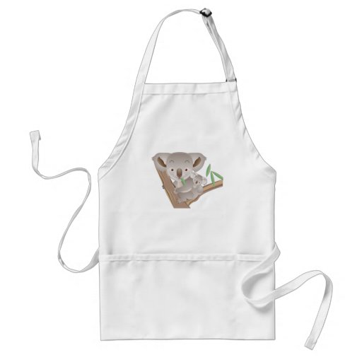 Koala Family Aprons