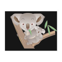 Koala Family Postcards