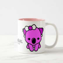Koala Girl Taza De Café