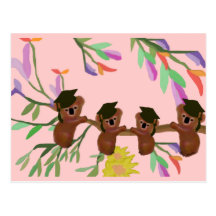 Koala Grad Kids Postcard