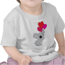 Koala Heart Balloons Tshirt