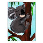 Koala mignon carte de vœux