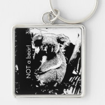 Koala - Not a bear Key Chains