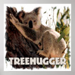 koala treehugger print