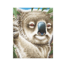 Koala Wrapped Canvas Canvas Print
