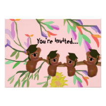 Koalas Graduation Invitation