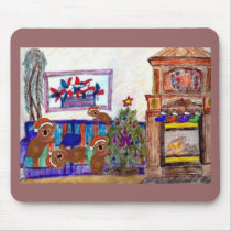 Koalas Home for the Holidays Mousepad